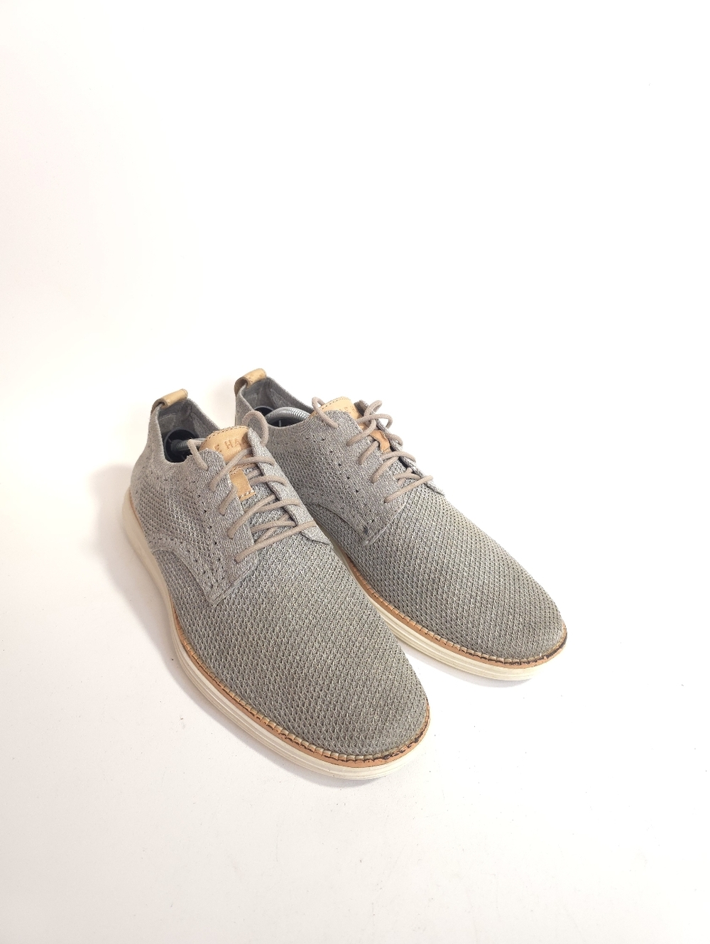 Cole Haan Stitchlite Oxford Mens 9.5 Gray Knit OriginalGrand Lightweight Comfort